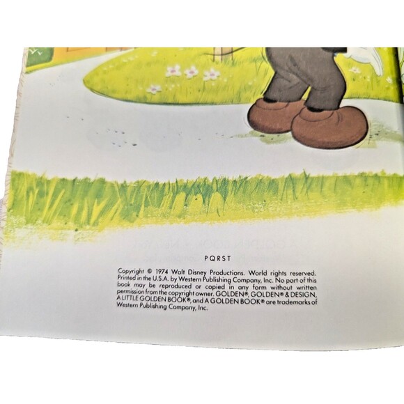 Disney Mickey Mouse and the Great Lot Plot Vintage 1974 A Little Golden Book - Picture 5 of 7